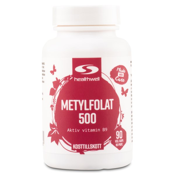 Healthwell Metylfolat 500, 90 kaps