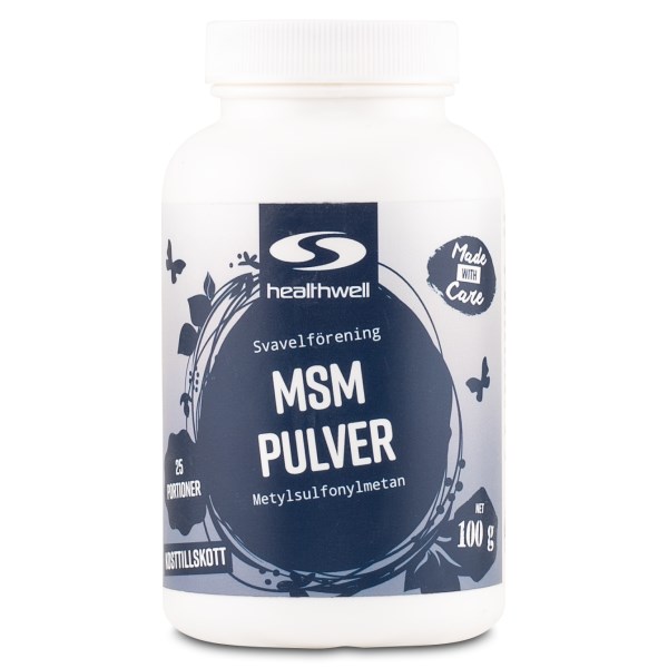 Healthwell MSM Pulver, 100 g