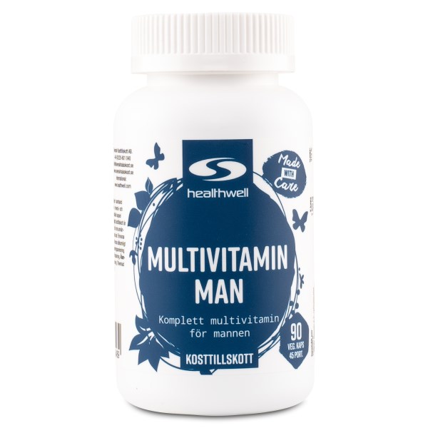 Healthwell Multivitamin Man, 90 kaps