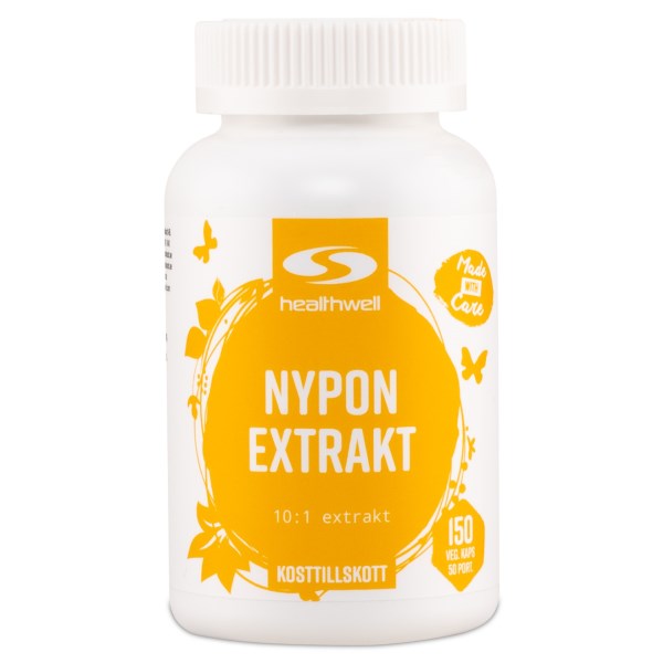 Healthwell Nypon Extrakt, 150 kaps