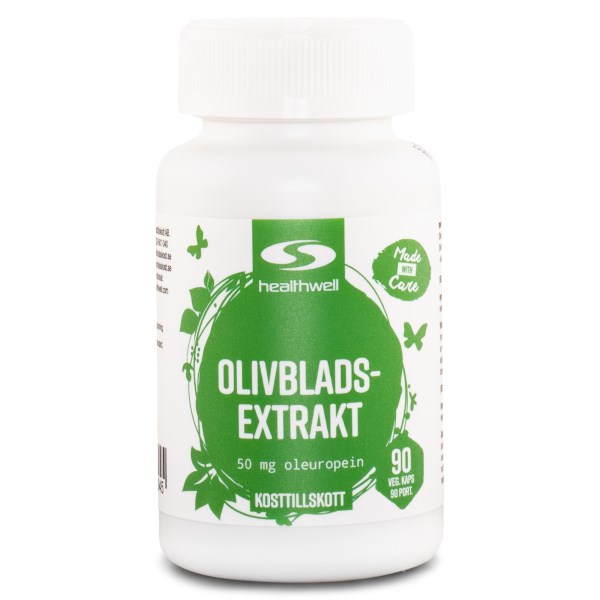 Healthwell Olivbladsextrakt, 90 kaps