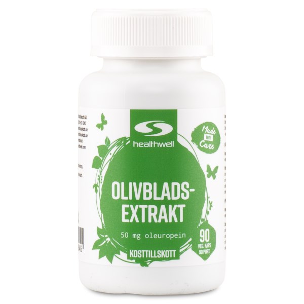 Healthwell Olivbladsextrakt, 90 kaps