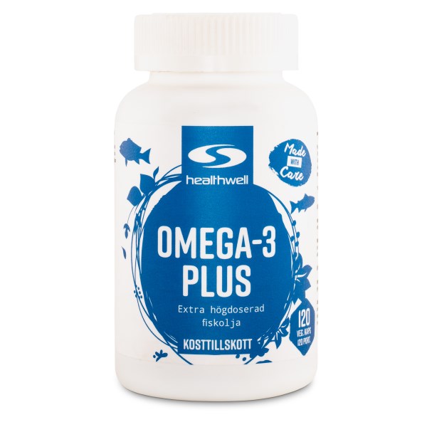 Healthwell Omega-3 Plus, 120 kaps