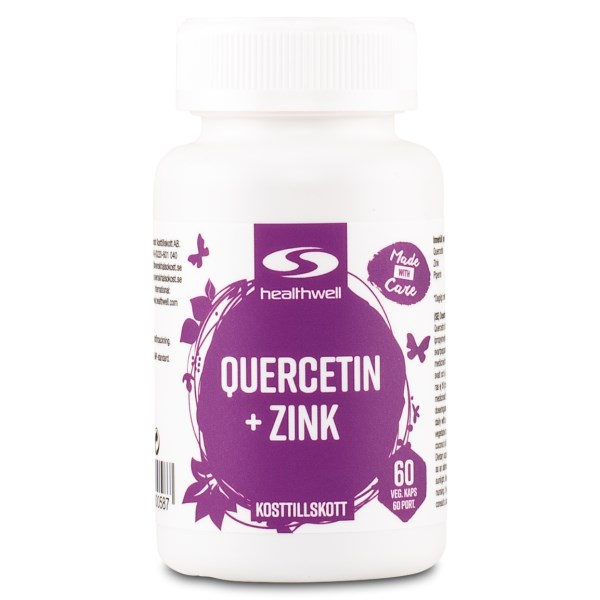 Healthwell Quercetin+Zink, 60 kaps