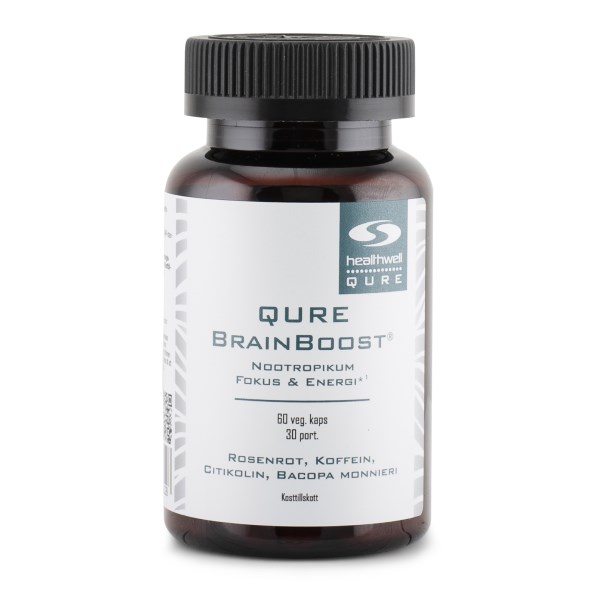 Healthwell QURE BrainBoost, 60 kaps