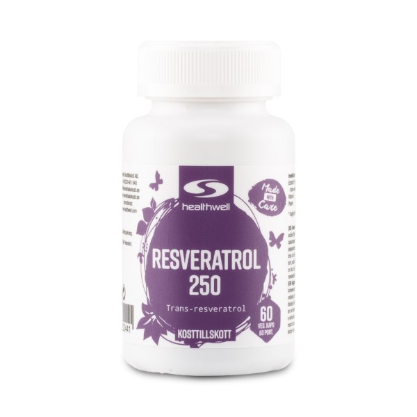 Healthwell Resveratrol 250, 60 kaps