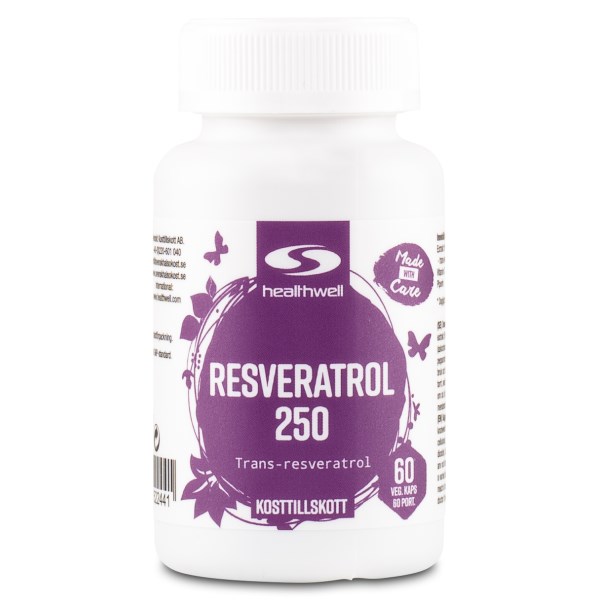 Healthwell Resveratrol 250, 60 kaps