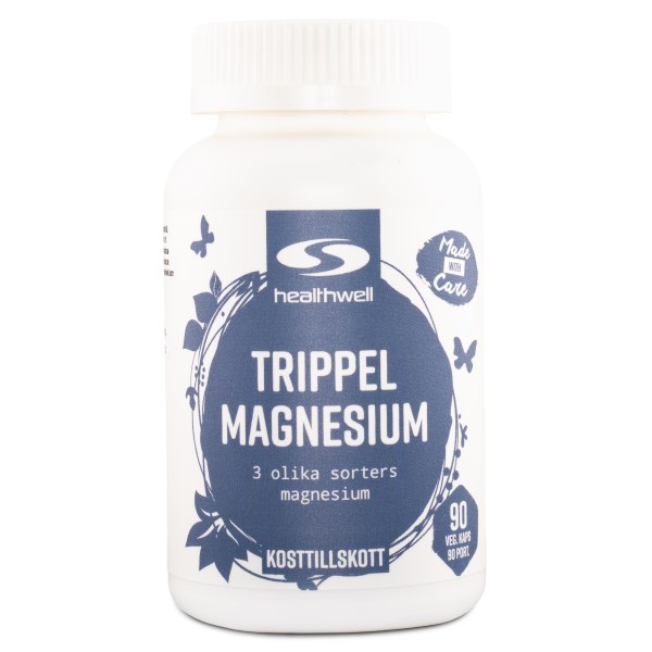 Healthwell Trippel Magnesium, 90 kaps