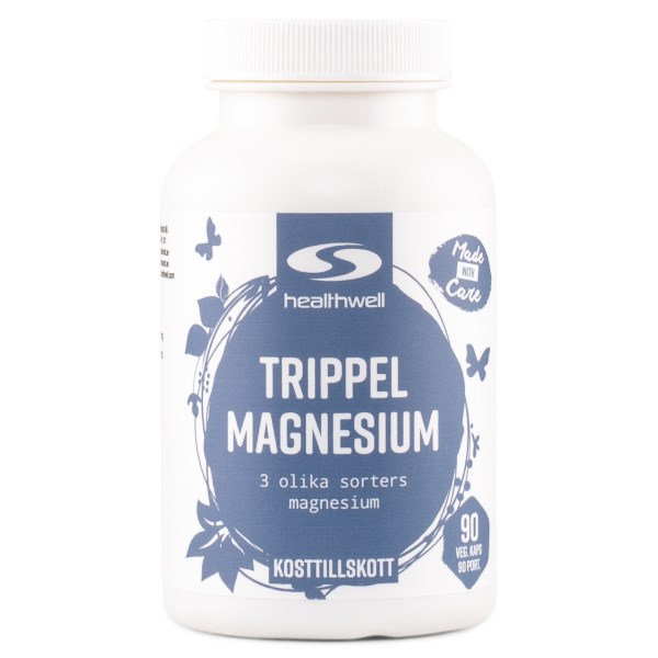 Healthwell Trippel Magnesium, 90 kaps