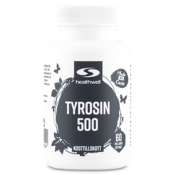 Healthwell Tyrosin 500, 60 kaps