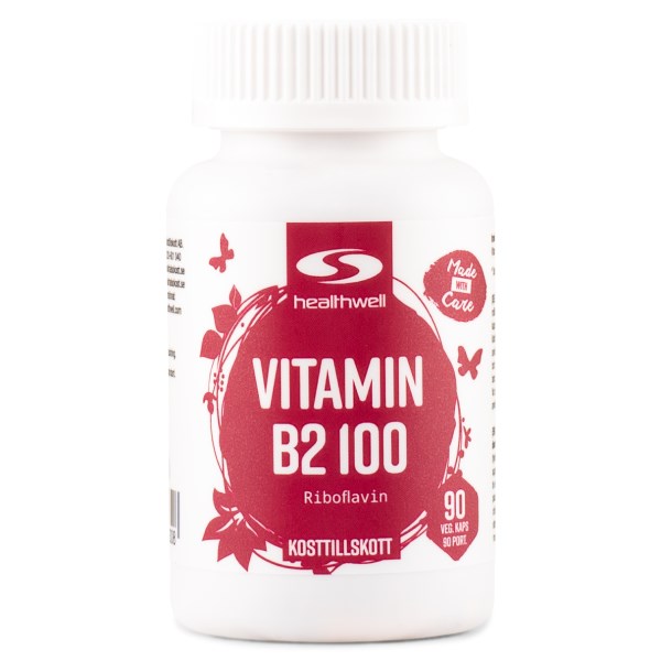 Healthwell Vitamin B2 100, 90 kaps