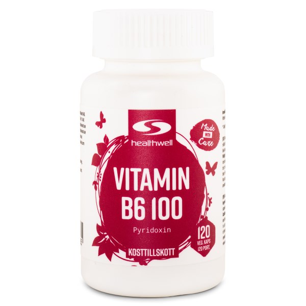 Healthwell Vitamin B6 100, 120 kaps