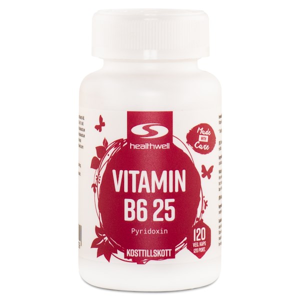 Healthwell Vitamin B6 25, 120 kaps