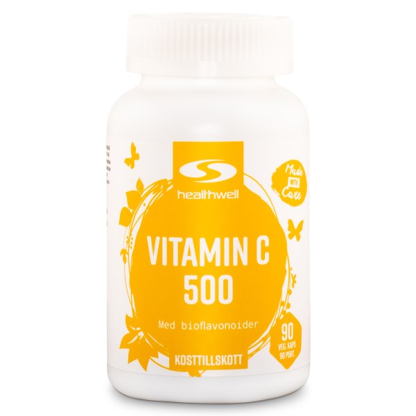 Healthwell Vitamin C 500, 90 kaps