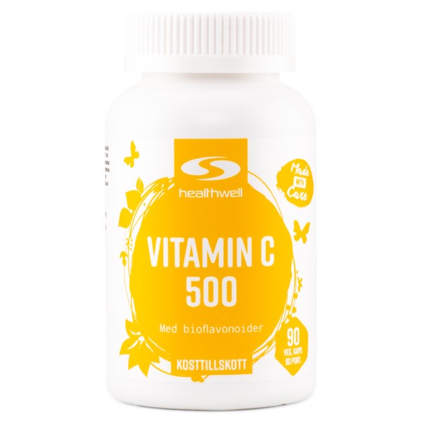 Healthwell Vitamin C 500, 90 kaps