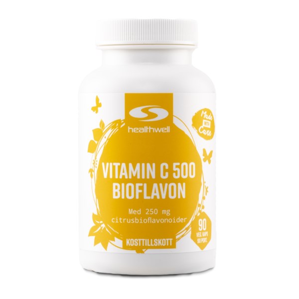 Healthwell Vitamin C Bioflavon, 90 kaps