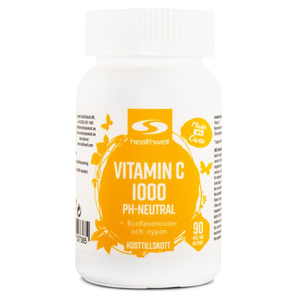 Healthwell Vitamin C 1000 pH-Neutral, 90 tabl