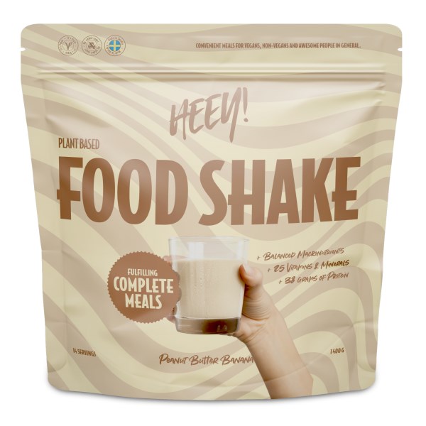 HEEY Food Shake, Jordnötssmör/Banan, 1,4 kg