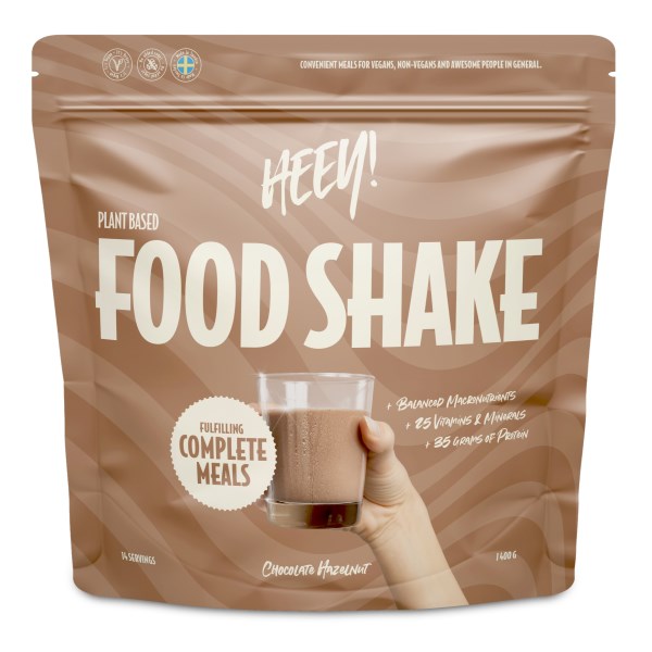 HEEY Food Shake, Hasselnöt Choklad, 1,4 kg