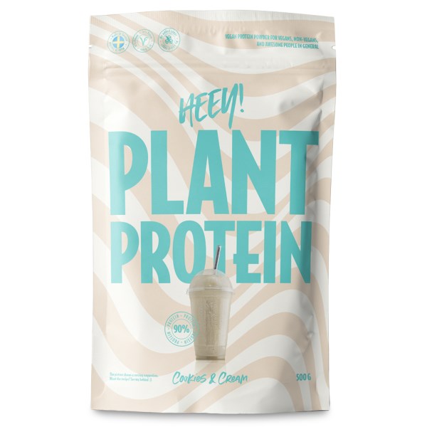 HEEY Vegan Protein, Cookies & Cream, 500 g