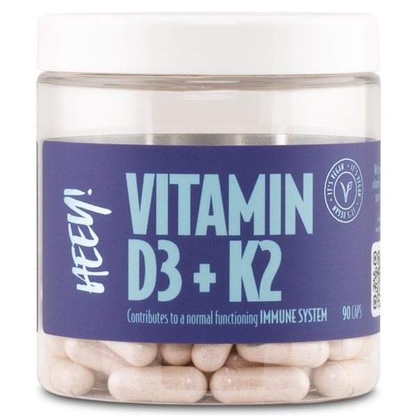 HEEY Vitamin D3 + K2, 90 kaps