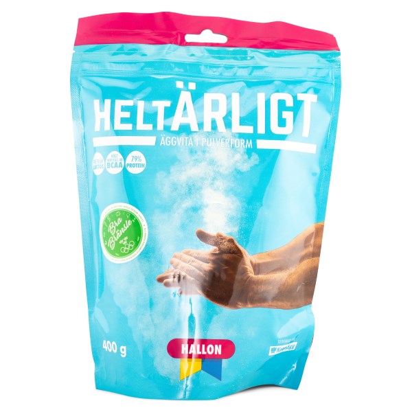 Helt Ärligt Äggvitepulver , Hallon, 400 g