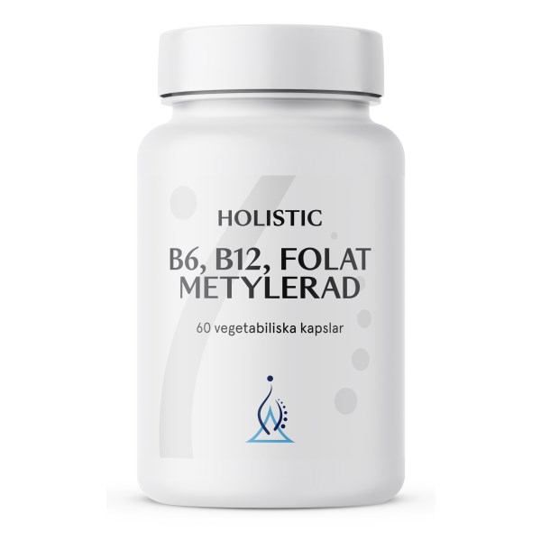 Holistic B6, B12 Folat Metylerad, 60 kaps