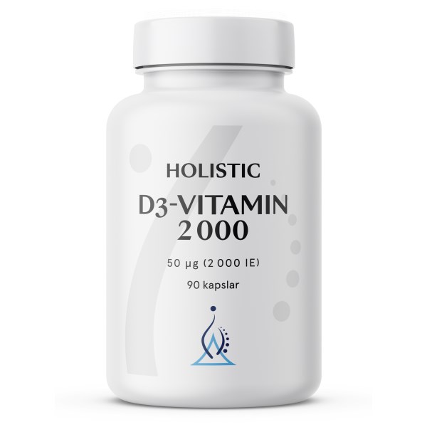 Holistic D3-vitamin 2000 IE 90 kaps 2000 IE