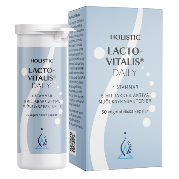 Holistic Lactovitalis Daily 5 miljarder Mjölksyrabakterier, 30 kaps