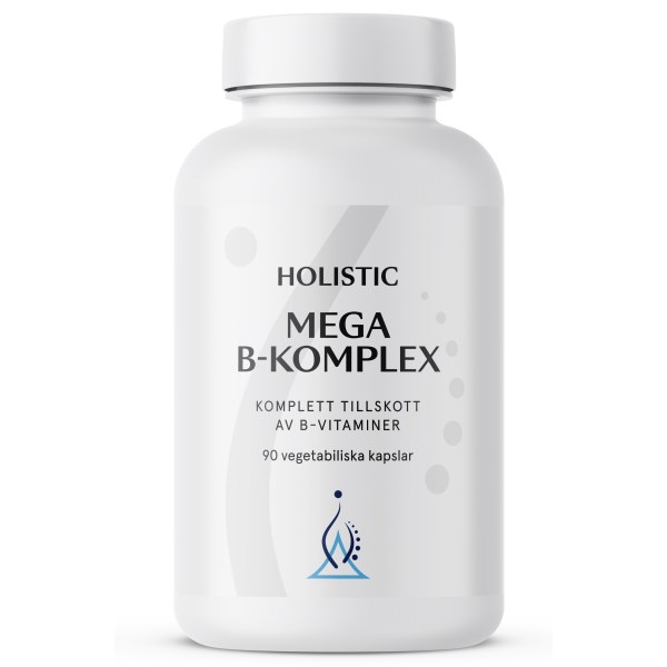 Holistic Mega B-komplex, 90 kaps