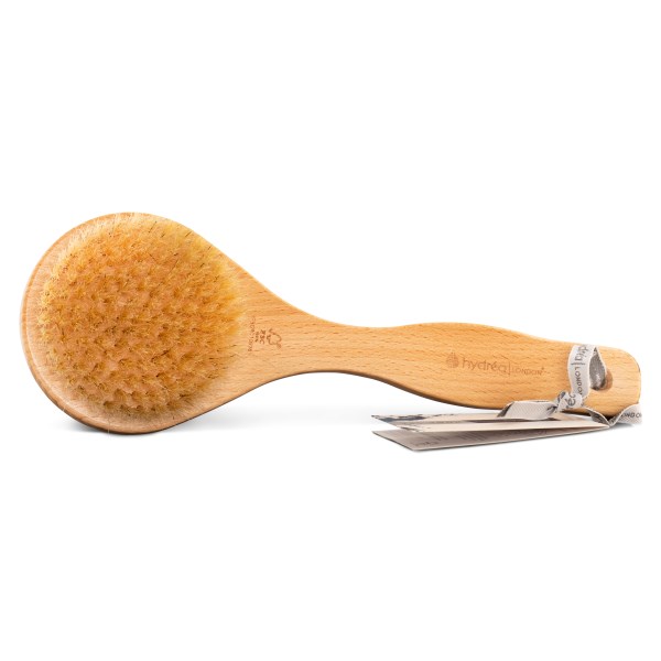 Hydréa London Classic Short Handled Body Brush w Natural Bristle, 1 st