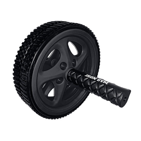 Iron Gym Dual AB Wheel, Svart