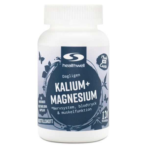 Healthwell Kalium+Magnesium, 120 kaps