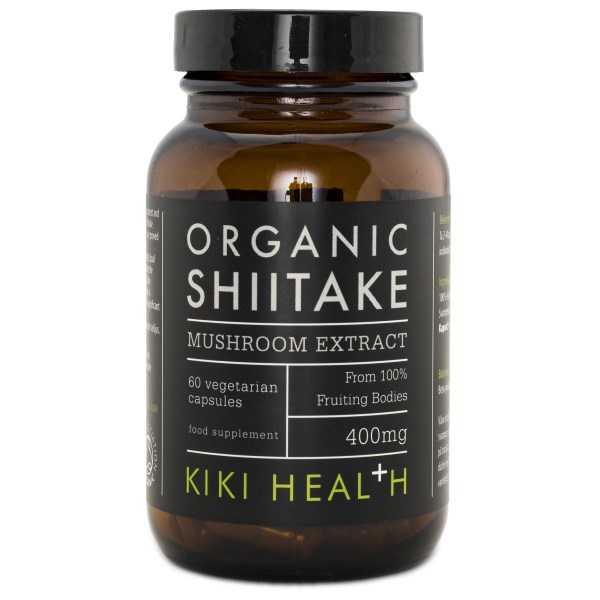 Kiki Health Organic Shiitake Mushroom Extract, 60 kaps