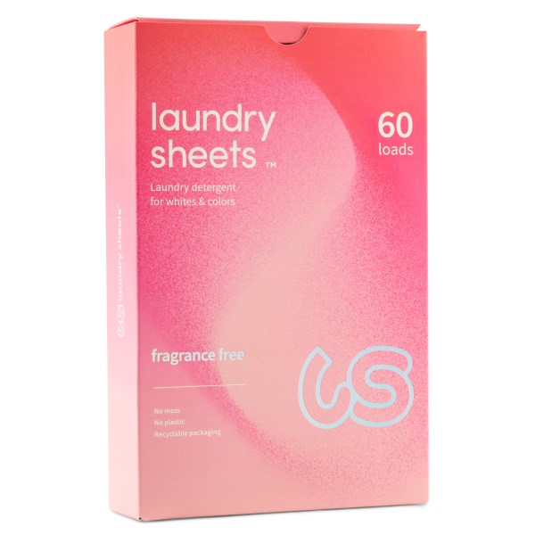 Laundry Sheets Fragrance Free, 60-pack