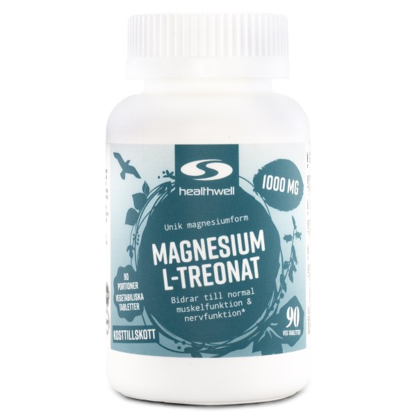 Healthwell Magnesium L-treonat, 90 tabl