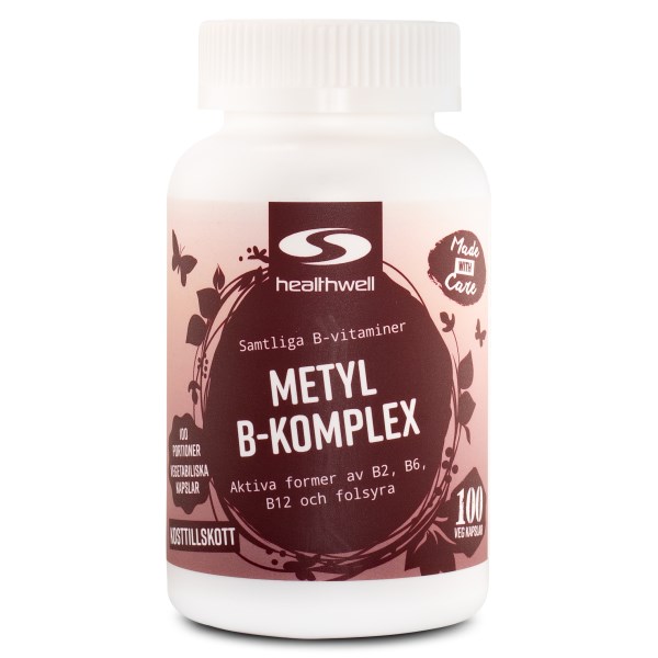 Healthwell Metyl B-Komplex, 100 kaps