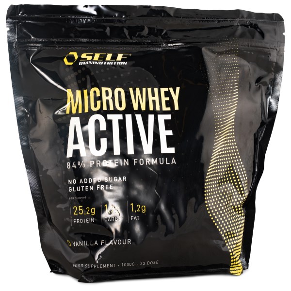 Micro Whey Active, Vanilj, 1 kg