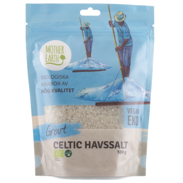 Mother Earth Celtic Havssalt Grovt, 500 g