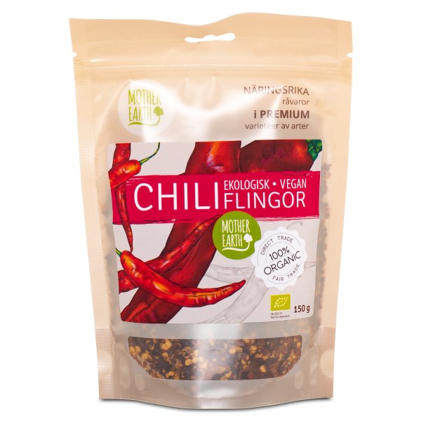 Mother Earth Chiliflingor EKO, 150 g