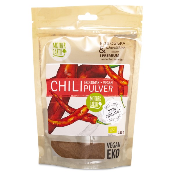 Mother Earth Chilipulver Eko, 150 g