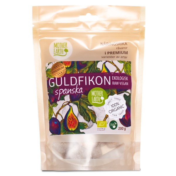 Mother Earth Fikon Guld Premium Raw & Eko, 200 g