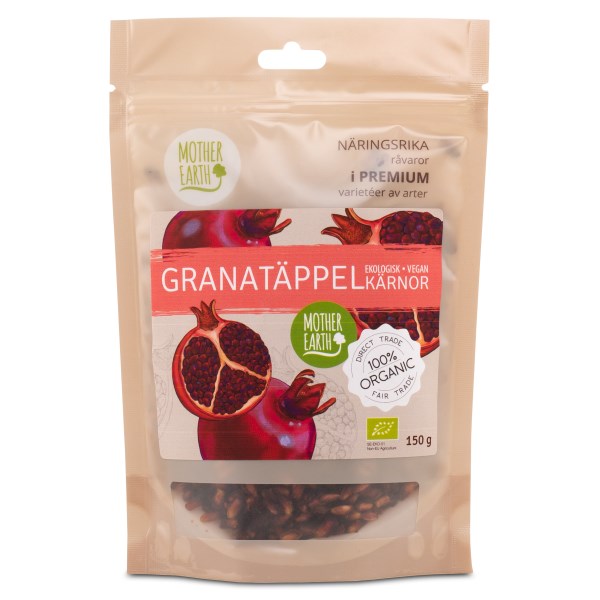 Mother Earth Granatäppelkärnor, 150 g