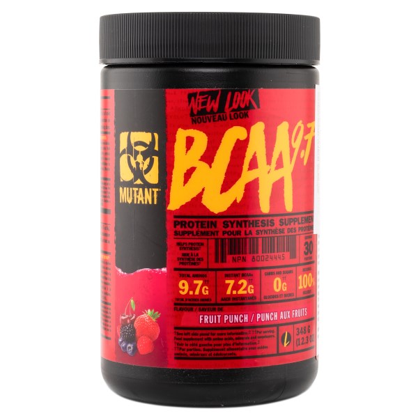 Mutant BCAA 9.7, Fruit punch, 30 serv