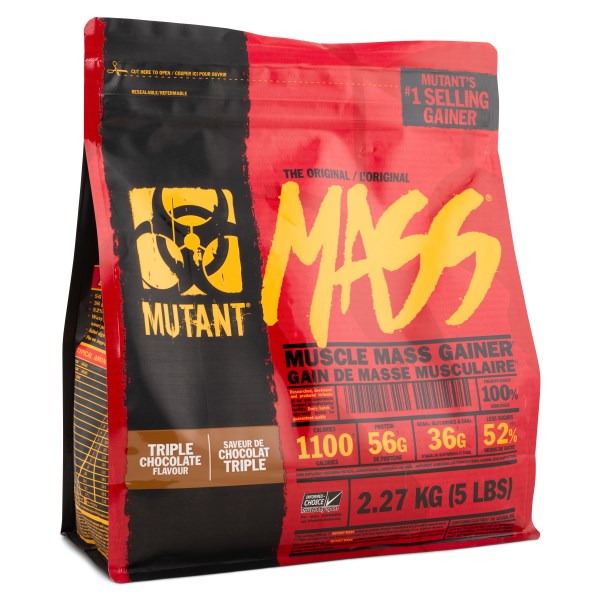 Mutant Mass, Triple Chocolate, 2,2 kg