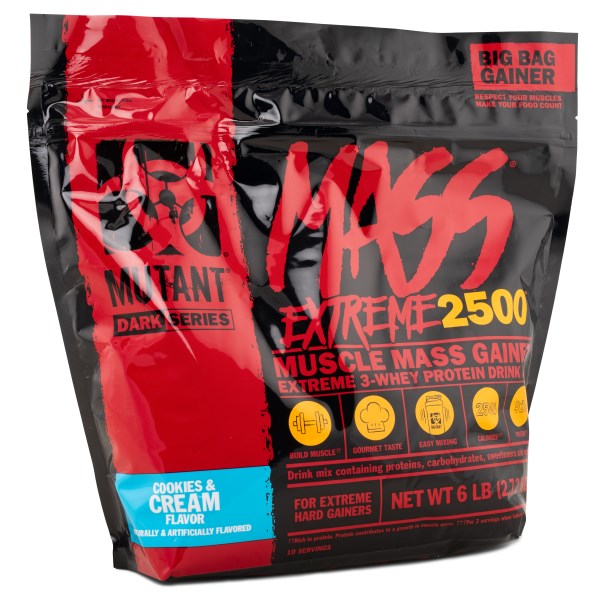 Mutant Mass Extreme 2500, Cookies & Cream, 2,72 kg