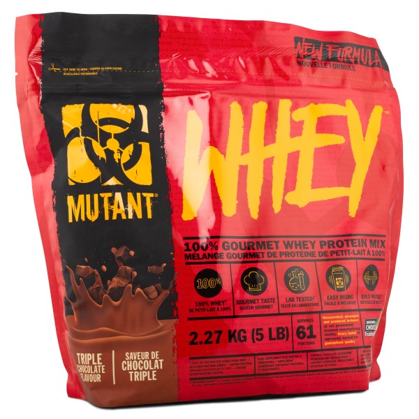 Mutant Whey, Triple Chocolate, 2,27 kg