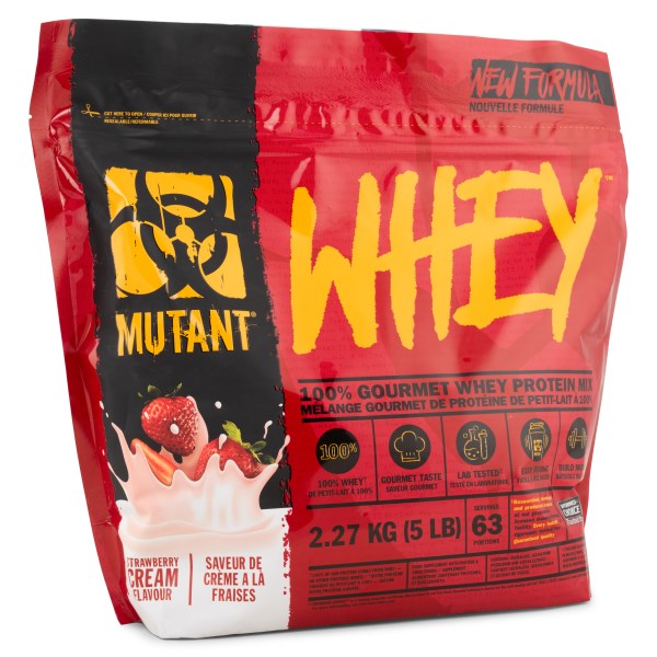 Mutant Whey, Strawberry Cream, 2,27 kg