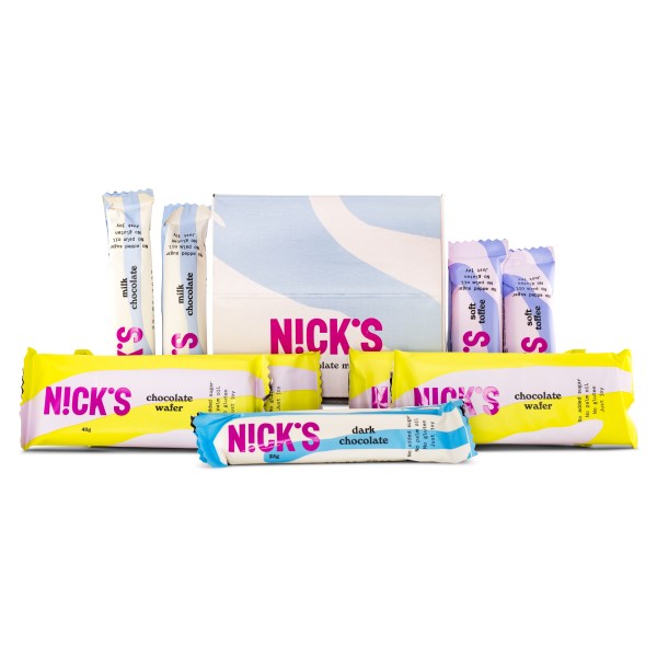 Nicks Mixed Box Chocolate, 12-pack