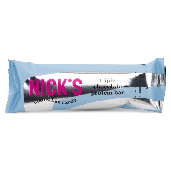 Nicks Protein Bar , Triple Chocolate, 1 st